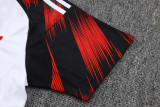 Mens Flamengo white Short Training Suit  2024/25