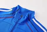 2025-26 Mens Manchester United Retro Colorful Blue Jacket  Training Suit