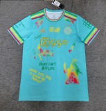 Mens Ajax  Special Edition Green soccer Jersey 2526