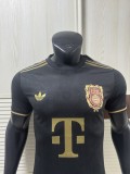 2025-26 Mens Bayern Munich BLACK 125th anniversary Player version Soccer Jersey