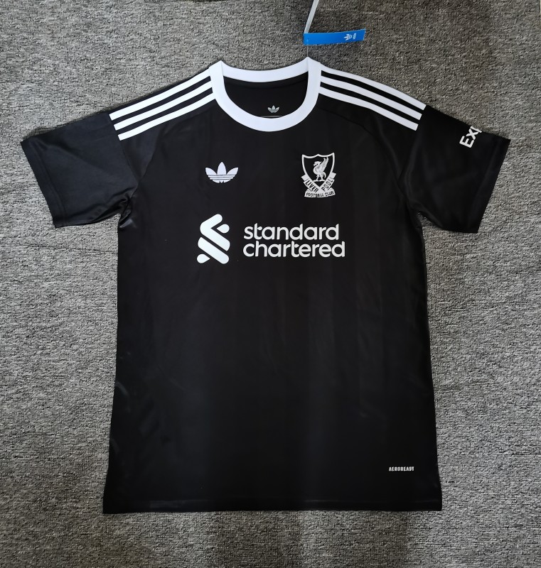 Mens LIV black Special Edition  Soccer Jersey 2025-26