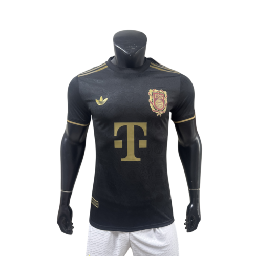2025-26 Mens Bayern Munich BLACK 125th anniversary Player version Soccer Jersey