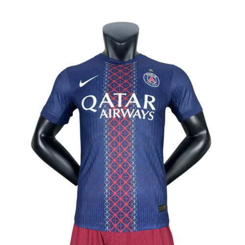 2025-26Mens PSG  Home Player Champions League Soccer Jersey （Have One Stars⭐)