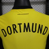 24-25Mens Dortmund Home Player Version Soccer Jersey