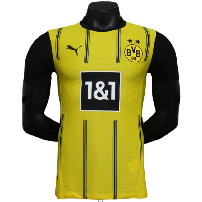 24-25Mens Dortmund Home Player Version Soccer Jersey