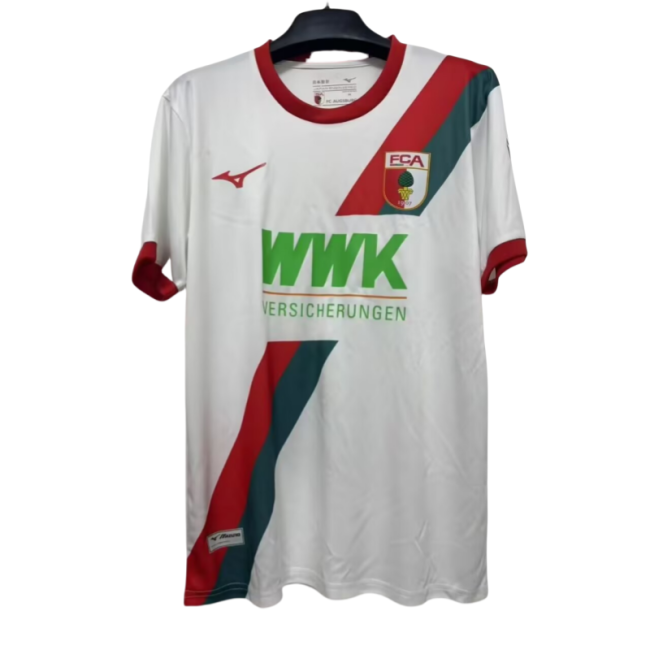 2025-26 Mens FC Augsburg white home soccer jersey