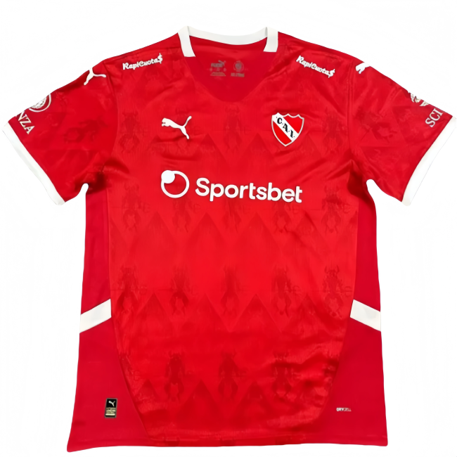 2025-26 Mens CA Independiente Home Fans Soccer Jersey