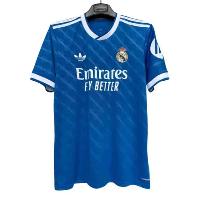 2025-26 Mens Real Madrid  blue Third away 1:1  soccer jersey