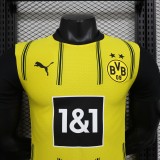 24-25Mens Dortmund Home Player Version Soccer Jersey