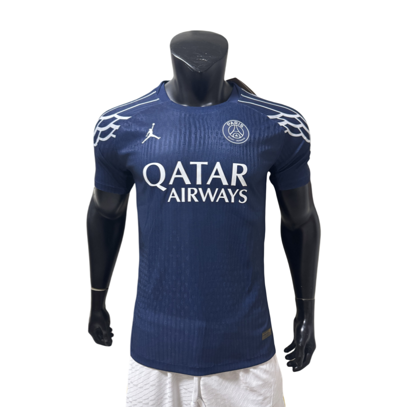 2025-26 Mens PSG Fourth away blue Player version Soccer Jersey
