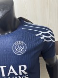 2025-26 Mens PSG Fourth away blue Player version Soccer Jersey