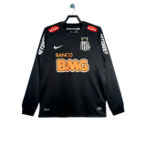 Retro Santos black Long sleeve Jersey Mens 2012/13