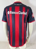2013-14 San Lorenzo Home Retro Soccer Jersey