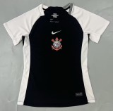 2025-26 Women Corinthians away black soccer jersey