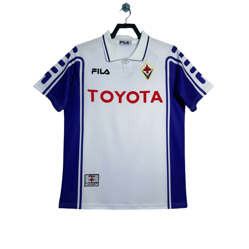 1999-00 Retro Fiorentina away soccer Jersey Mens