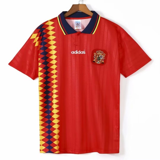 Retro Spain home Jersey Mens 1994-1995