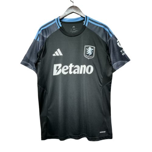 2025-26 Mens Aston Villa away black soccer Jersey