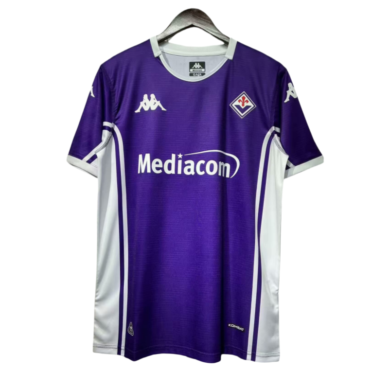 Mens Fiorentina Home blue soccer Jersey 2025-26