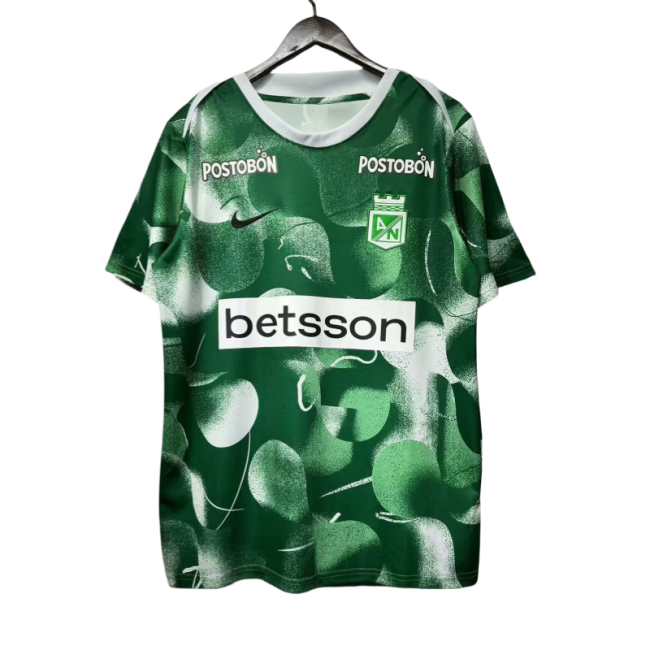 2025-26 Mens Atletico Nacional Pre match uniform soccer jersey