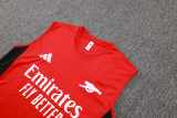 2025-26 Mens Arsenal red Vest short training suit   D2578#