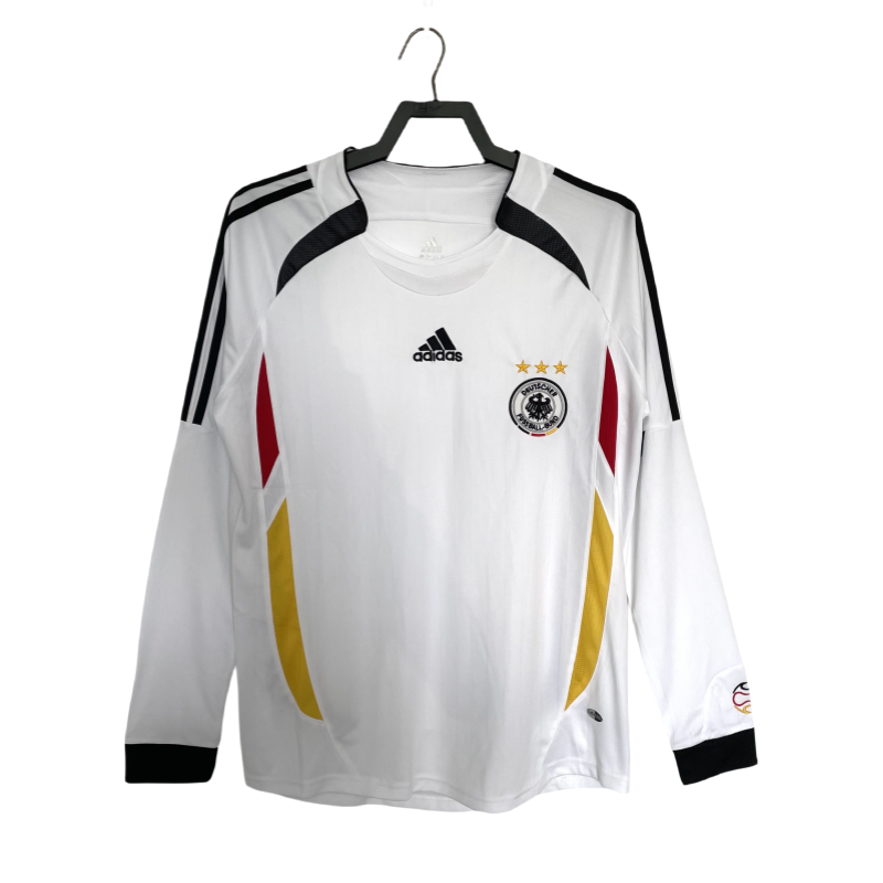 Retro Germany home Jersey Mens Long sleeve white 2006