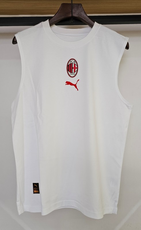2526 Mens AC Milan vest Cotton Soccer Jersey