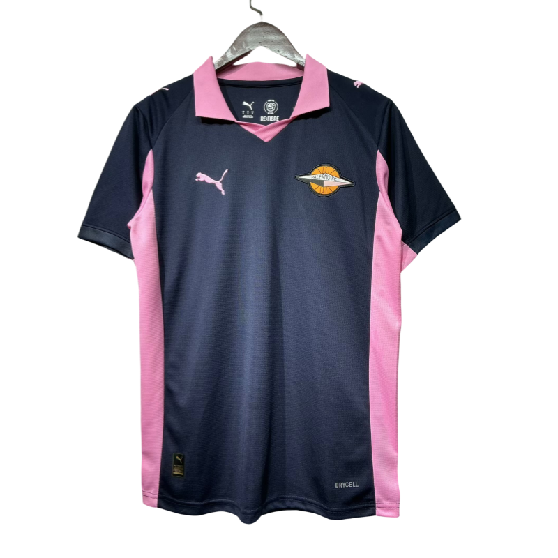 2025-26 Mens Palermo F.C. away black soccer jersey