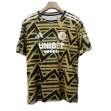 2025-26 Mens FC Copenhagen goalkeeper yellow black soccer jersey