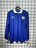 2025/26 Mens Salvador home blue  Long Sleeve  Soccer Jersey