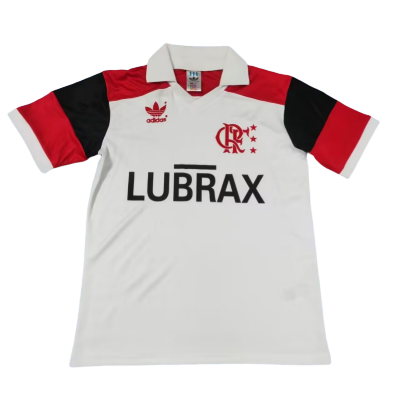 Retro  Flamengo  away soccer Jersey Mens 1987