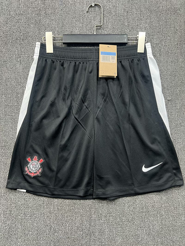 2025-26 Mens Corinthians home black Shorts
