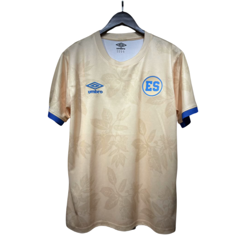 Mens Salvador Yellow apricot color Pre match uniform Soccer Jersey Fans Version 2526