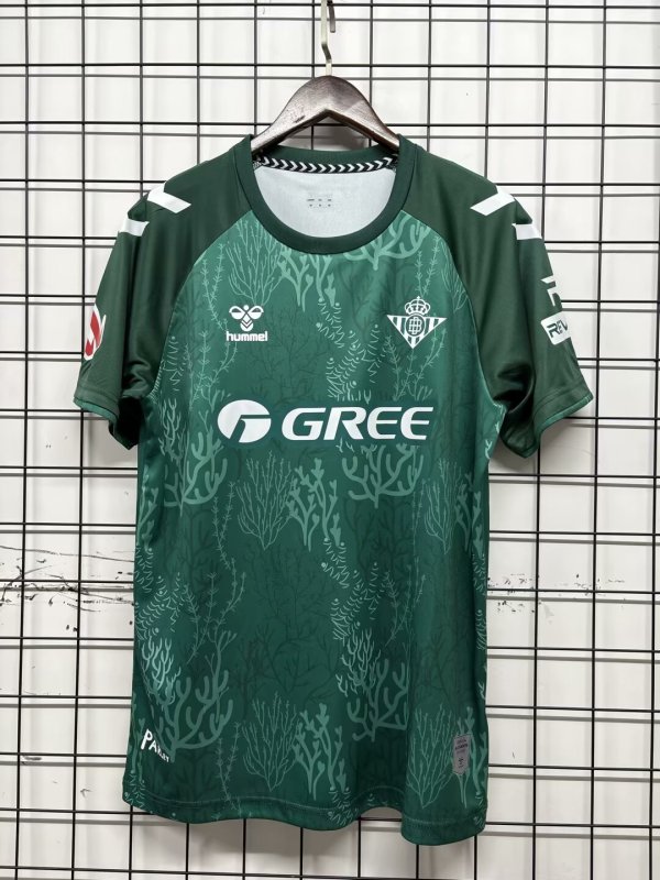 2025-26  Mens Real Betis blackish green Soccer Jersey