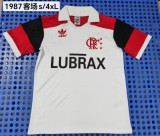 Retro  Flamengo  away soccer Jersey Mens 1987