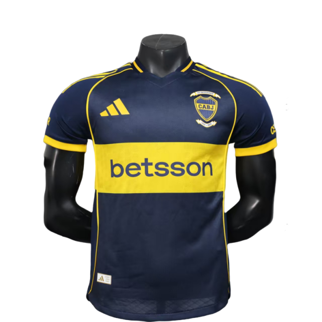 2025-26 Player version Boca Juniors home soccer Jersey