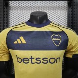 2025-26 Player version Boca Juniors away soccer Jersey