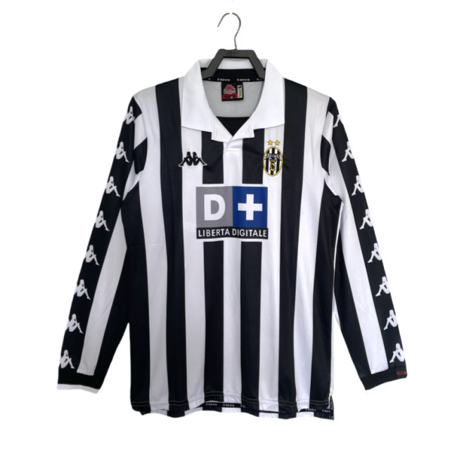 Retro Juventus home Jersey Long sleeve Mens 99-00