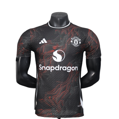 2025-26 Mens Manchester United black Special Edition Player Soccer Jersey