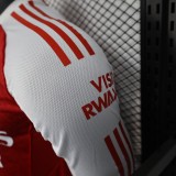 202526 Mens Arsenal red home  Player Version  Long Sleeve Soccer  Jersey