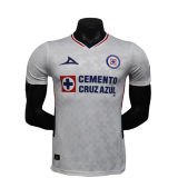 2025-26 Mens Cruz Azul white away Player version soccer Jersey