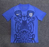 2025-26 Mens Finland away blue soccer jersey