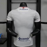 2025-26 Mens Cruz Azul white away Player version soccer Jersey