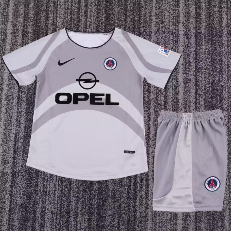 Kids PSG away Retro soccer jersey 2001-02