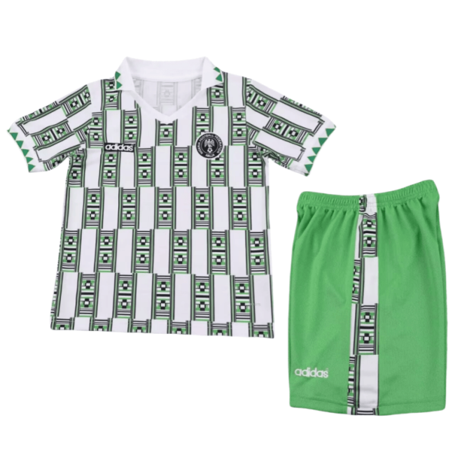 Kids Nigeria Retro away soccer Jersey 1994