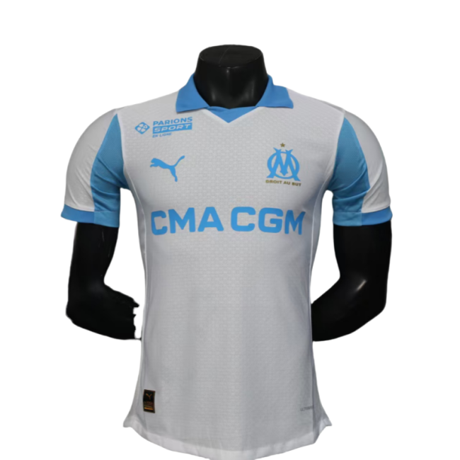 Mens Marseille home white Player version white 2526