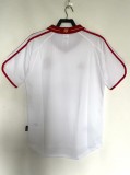 Spain Away Retro white Soccer Jersey 2000