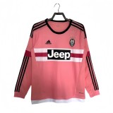 Retro Men's Juventus  pink  Long sleeve Jersey 2015-16
