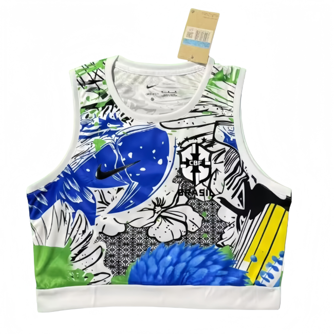 Women Brazil vest jersey 2025-26