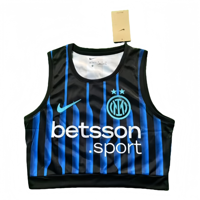Women Inter Milan black vest Jersey 2526