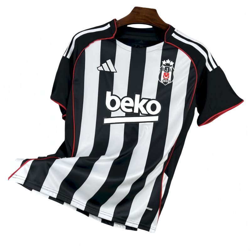 Men's Besiktas away black soccer Jersey  2526